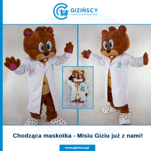 Chodząca maskotka – Misiu Giziu już z nami!