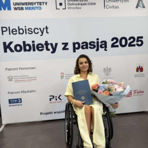 Nasza psycholog mgr Aleksandra Podowska laureatką plebiscytu „Kobiety z Pasją 2025” w kategorii Sport!