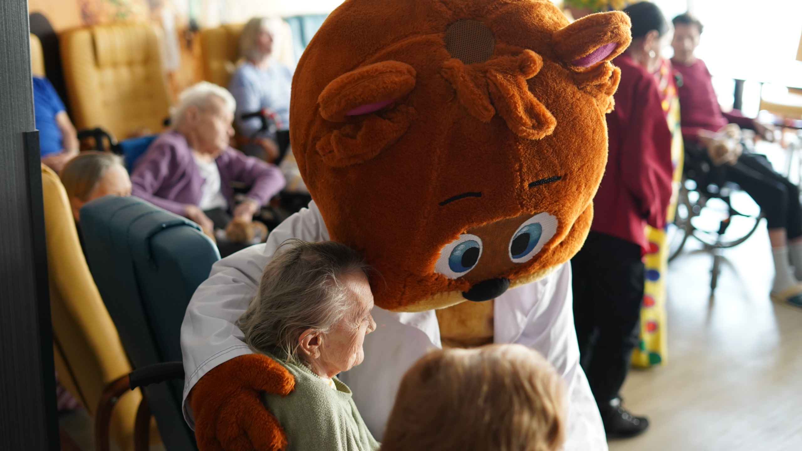 Misiu Giziu z wizytą w Domu Seniora